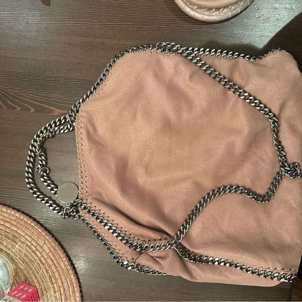 Stella McCartney dusty pink fallabella bag